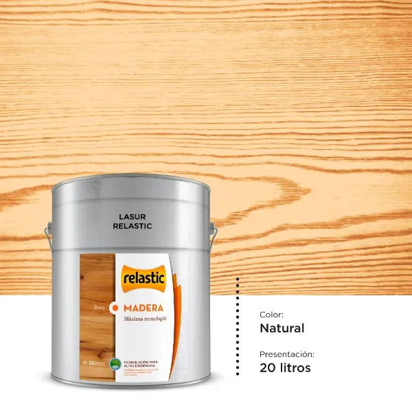 [LN20] Lasur Protector para Madera (Natural, 20 Litros)