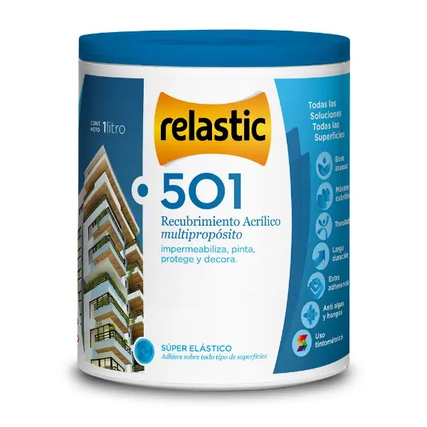 [501BDS1] 501 Recubrimiento Multipropósito Satinado (Base D, 1 Litro)