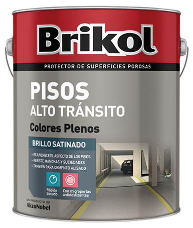 Brikol Pisos Alto Transito (Negro, 1 Litro)